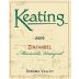 Keating Wines Monticillo Vineyard Zinfandel 2009 Front Label