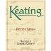 Keating Wines Petite Sirah 2009 Front Label