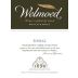 Welmoed Wines Shiraz 2013 Front Label