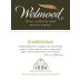 Welmoed Wines Chardonnay 2013 Front Label