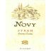 Novy Sonoma County Syrah 2010 Front Label