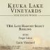 Keuka Lake Vineyards TBA Late Harvest Select Riesling 2011 Front Label