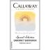 Callaway Special Selection Cabernet Sauvignon 2012 Front Label
