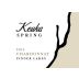 Keuka Spring Winery Chardonnay 2014 Front Label