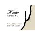 Keuka Spring Winery Chardonnay 2015 Front Label