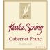 Keuka Spring Winery Cabernet Franc 2011 Front Label