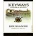 Keyways Vineyard Winery Estate Reserve Roussanne 2011 Front Label