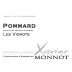 Xavier Monnot Pommard Les Vignots 2010 Front Label