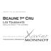 Xavier Monnot Beaune Les Toussaints Premier Cru 2009 Front Label