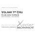 Xavier Monnot Volnay Clos des Chenes Premier Cru 2012 Front Label