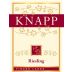 Knapp Vineyards Riesling 2014 Front Label