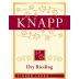 Knapp Vineyards Dry Riesling 2014 Front Label