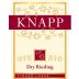 Knapp Vineyards Dry Riesling 2015 Front Label
