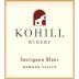Kohill Winery Sauvignon Blanc 2013 Front Label