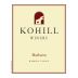 Kohill Winery Barbera 2012 Front Label