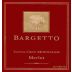 Bargetto Santa Cruz Mountains Merlot 2001 Front Label