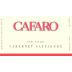 Cafaro Cellars Cabernet Sauvignon 2002 Front Label