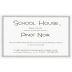 School House Pinot Noir 2003 Front Label
