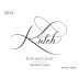 Kutch Wines Pinot Noir 2014 Front Label