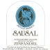 Sausal Winery Private Reserve Zinfandel 2004 Front Label
