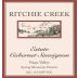 Ritchie Creek Cabernet Sauvignon 2005 Front Label