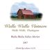 Walla Walla Vintners Merlot 2007 Front Label
