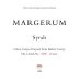 Margerum Colson Canyon Vineyard Syrah 2007 Front Label