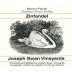 Joseph Swan Mancini Ranch Zinfandel 2007 Front Label