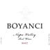 BOYANCI Red 2007 Front Label