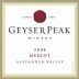 Geyser Peak Alexander Valley Merlot 2008 Front Label