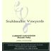 Stuhlmuller Vineyards Alexander Valley Cabernet Sauvignon 2008 Front Label