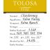 Tolosa Winery 1772 Ranch Chardonnay 2010 Front Label