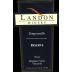 Landon Winery Bingham Family Vineyards Reserve Tempranillo 2011 Front Label