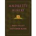 Andretti Sauvignon Blanc 2009 Front Label