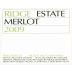Ridge Estate Merlot 2009 Front Label