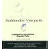 Stuhlmuller Vineyards Alexander Valley Cabernet Sauvignon 2009 Front Label