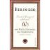 Beringer LVS White Zinfandel 2000 Front Label