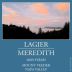 Lagier Meredith Syrah 2009 Front Label