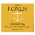 Foxen Block UU Bien Nacido Vineyard Chardonnay 2009 Front Label