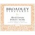 Broadley Marcile Lorraine Pinot Noir 2009 Front Label