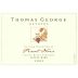 Thomas George Cresta Ridge Pinot Noir 2009 Front Label