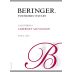 Beringer Founders' Estate Cabernet Sauvignon 2006 Front Label