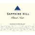 Sapphire Hill Vineyards Pinot Noir 2010 Front Label