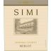 Simi Alexander Valley Merlot 2010 Front Label