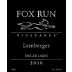 Fox Run Vineyards Lemberger 2010 Front Label