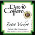 David Coffaro Estate Vineyard Petit Verdot 2017 Front Label