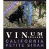 Vinum Cellars Petite Sirah 2010 Front Label