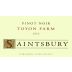 Saintsbury Toyon Farm Pinot Noir 2010 Front Label
