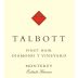 Talbott Diamond T Vineyard Pinot Noir 2010 Front Label