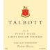 Talbott Sleepy Hollow Vineyard Pinot Noir 2010 Front Label